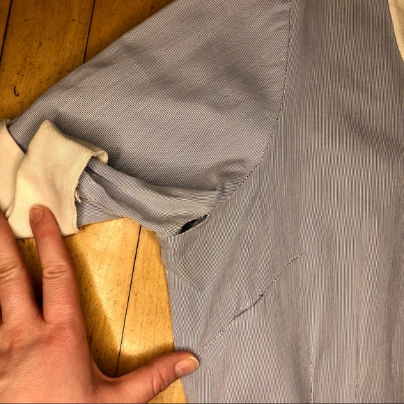 Vintage handmade 40s blouse. Modern sz large- additional measurements listed. - Picture 5 of 5